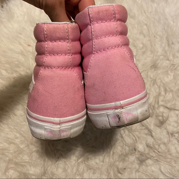 Pink Sk8 Hi Vans - Picture 2 of 5